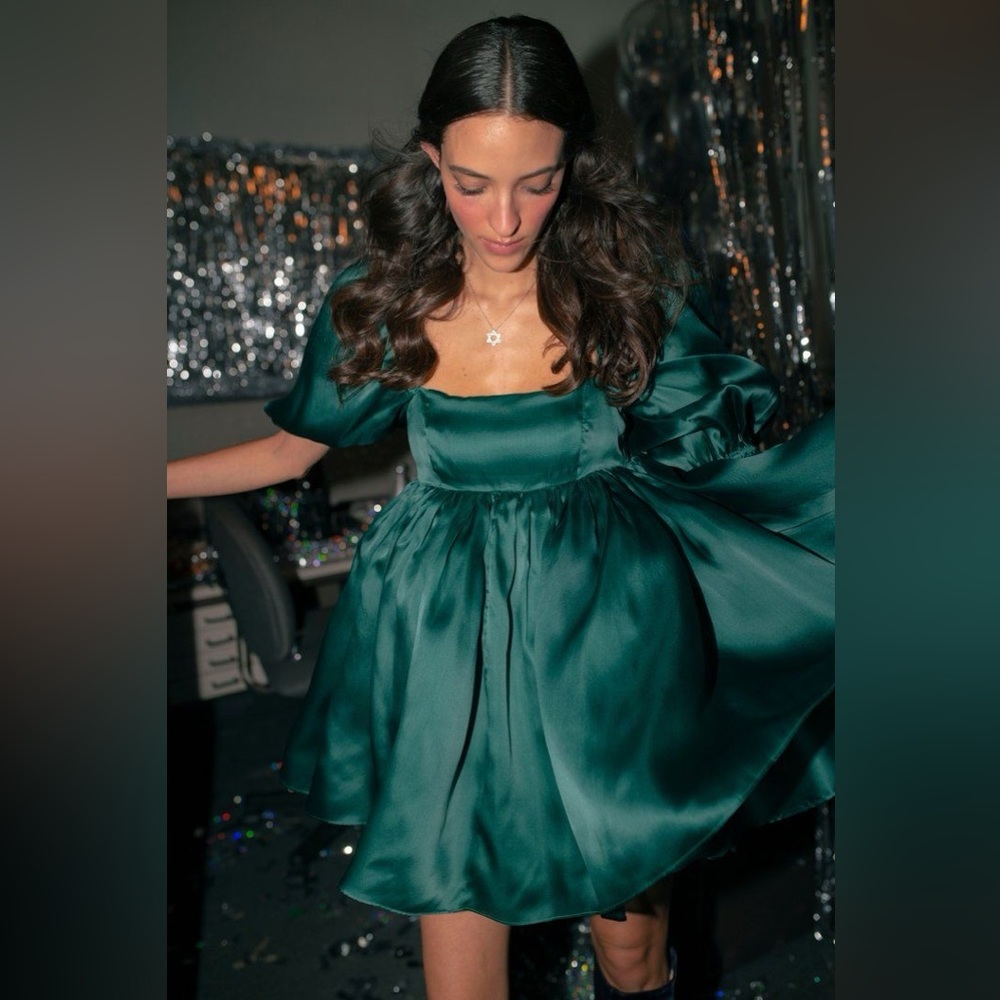 NWT Limited Edition Selkie Emerald Green Mini Dress